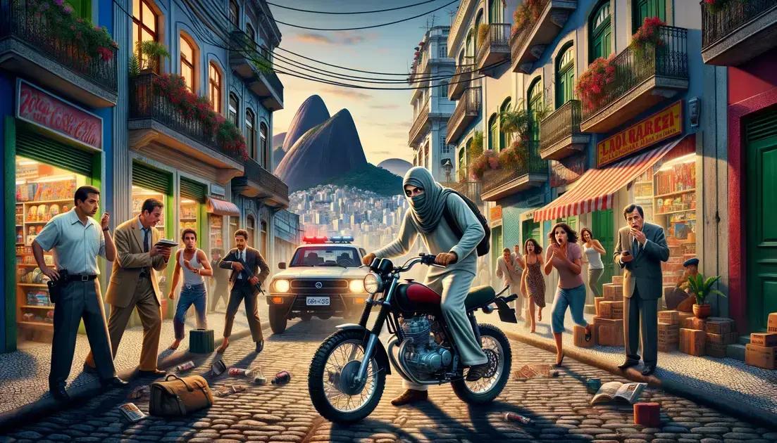 Furto de Moto no Rio: Imagens Revelam Flagras Chocantes