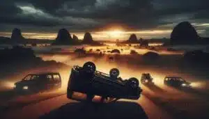 Furto de Veículos: Homem Capota e Foge com 3 Carros em MG