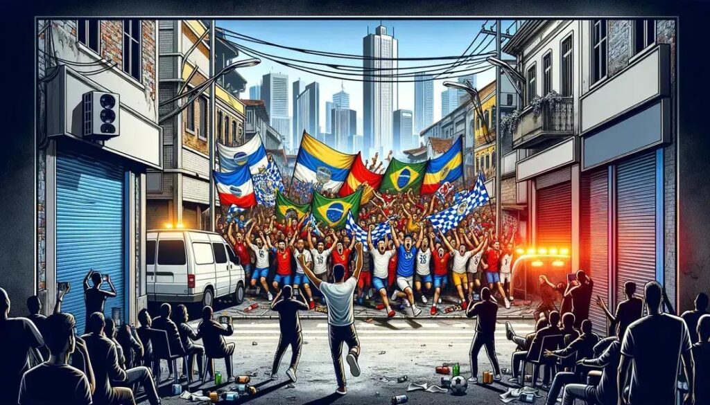 Briga de Torcidas no Recife Deixa Feridos; Veja Imagens