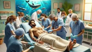 Jovem Internado Após Acidente com Arpão no Marajó