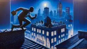 Crime Bancário em SC: Suspeito Tenta Fugir pelo Telhado