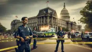 Homem Armado é Baleado Fora da Casa Branca