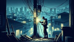 Homem Flagrado Roubando Fiação em Santo André - Veja o Vídeo