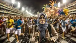 Repórter é agredido em assalto no sambódromo do RJ