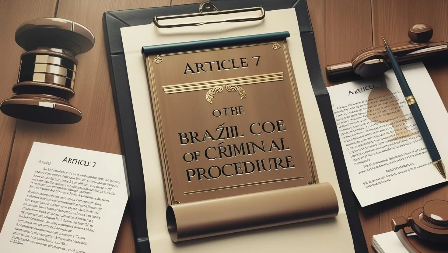 Artigo 7º do Código de Processo Penal Brasileiro1