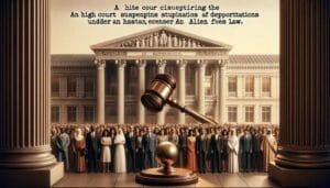 Supremo Tribunal suspende deportações temporariamente sob Alien Enemies Act