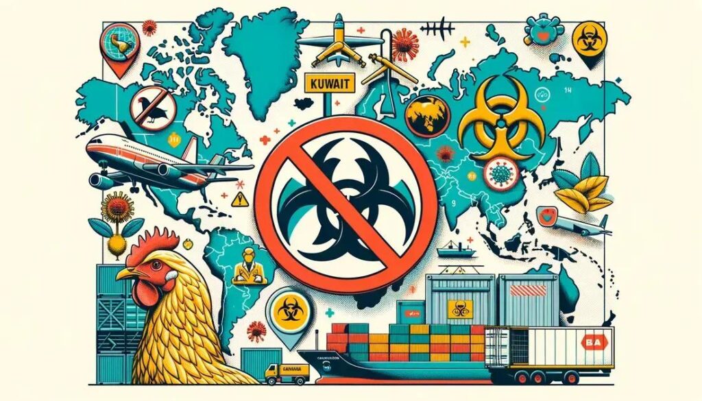 Gripe Aviária: Kuwait Suspende Importação de Frango do Brasil