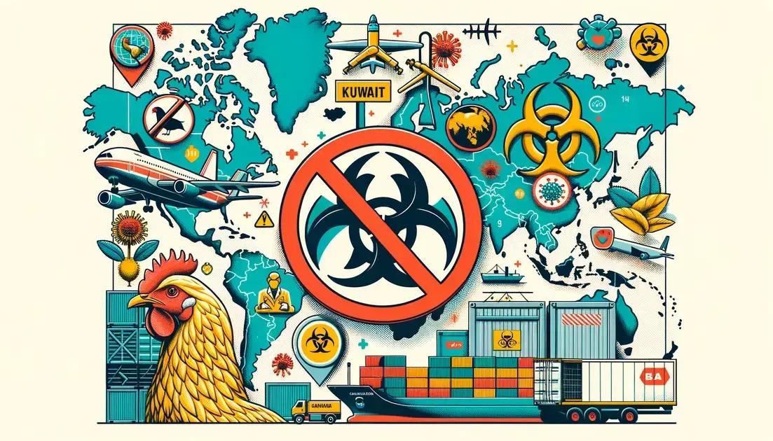 Gripe Aviária: Kuwait Suspende Importação de Frango do Brasil