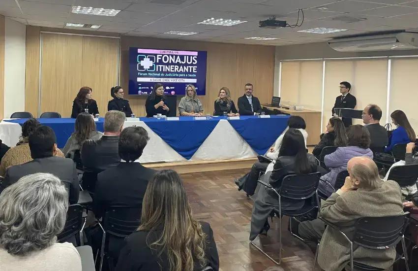 Fonajus Itinerante discute melhorias nas políticas de saúde no Paraná