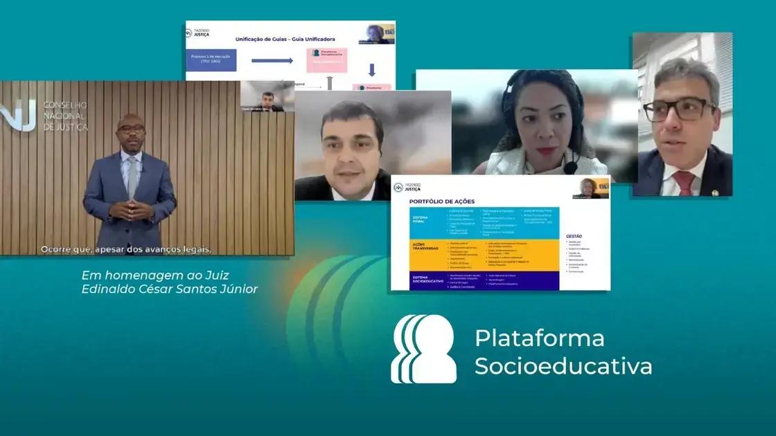 Plataforma Socioeducativa é lançada no Tribunal de Justiça da Paraíba