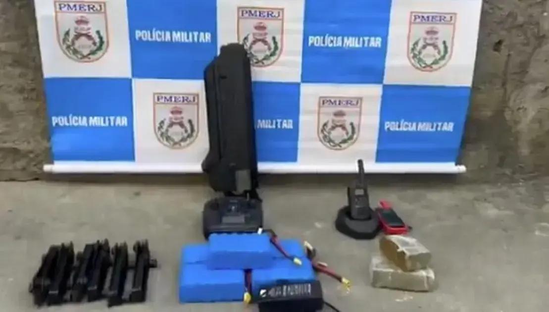 Polícia Militar apreende fuzil antidrone e drogas na Cidade Alta