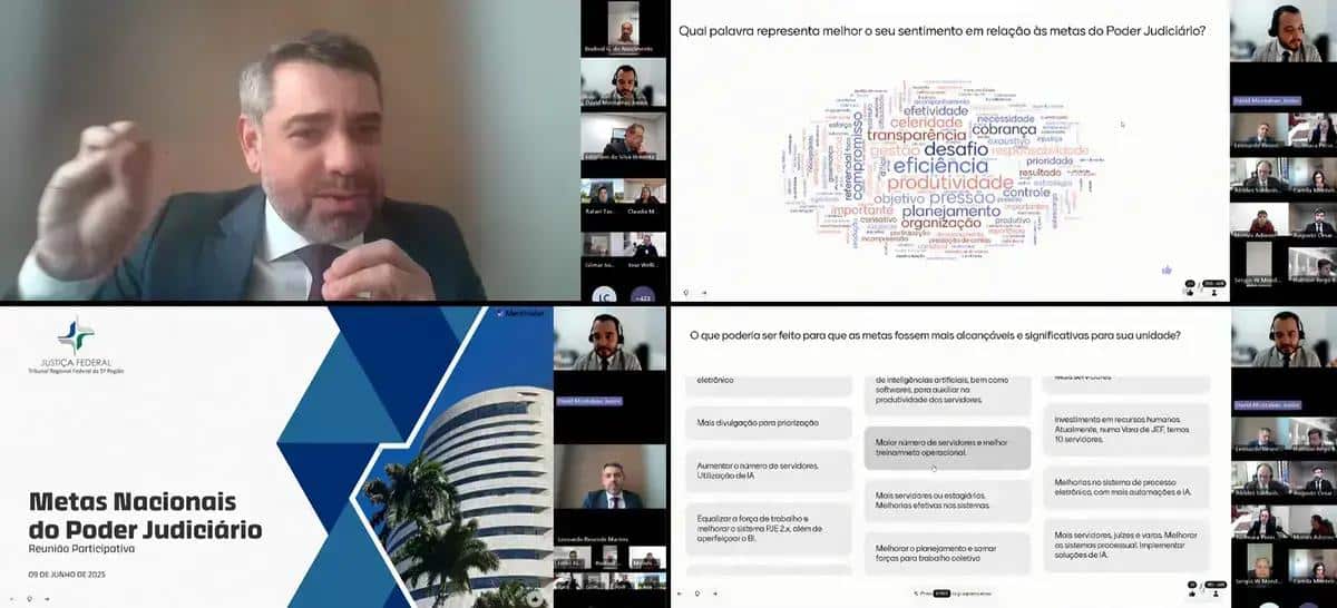 TRF-5 discute Metas Nacionais do Poder Judiciário para 2026
