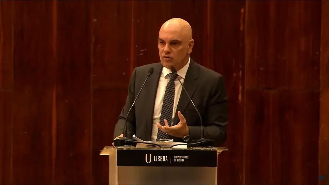 Alexandre de Moraes pede regulamentação clara para plataformas digitais