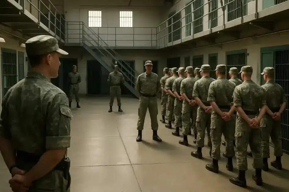as penas de prisão aplicadas em crimes militares