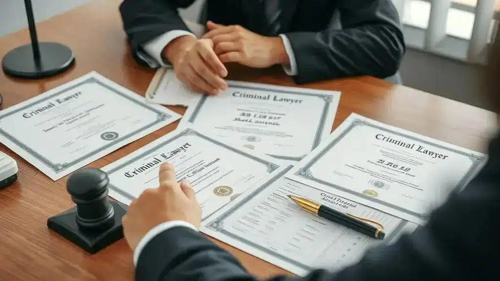 Avaliação de qualificações e experiência do advogado