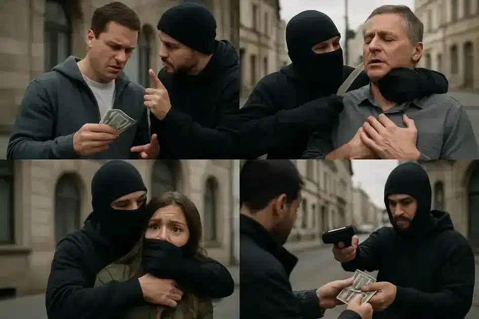 Como a extorsão se diferencia de outros crimes similares