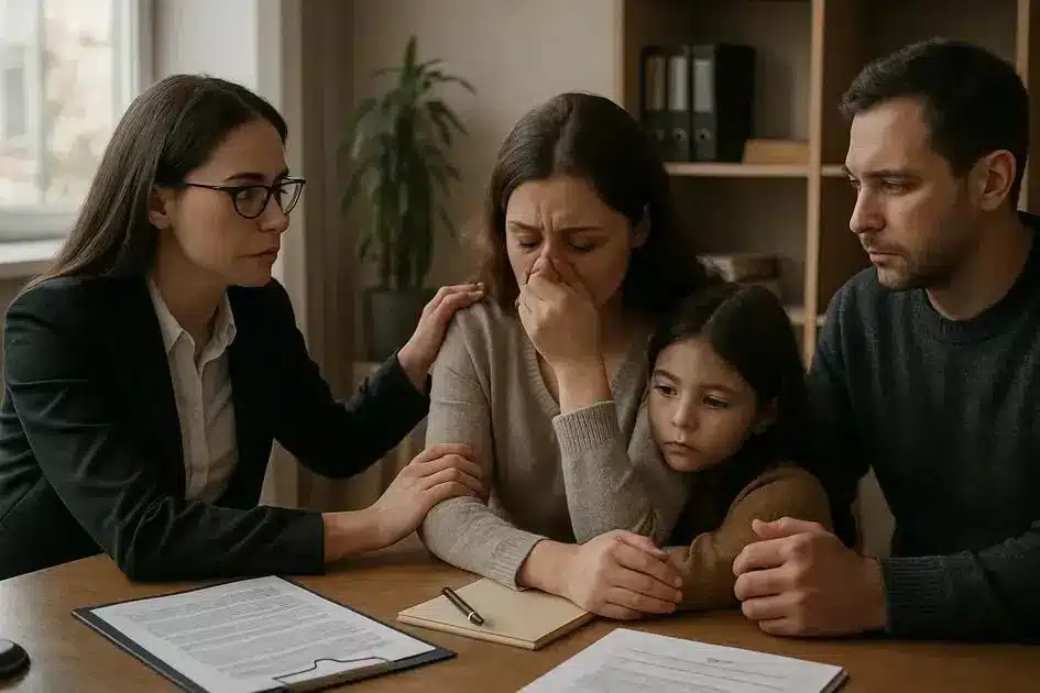 Como o advogado apoia a vítima e a família