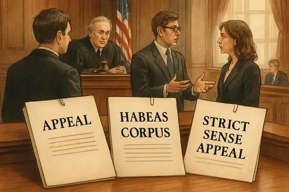 Diferenças entre RESE e outros recursos penais