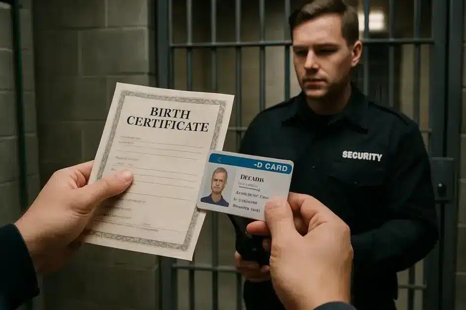 Documentação necessária para entrar no presídio