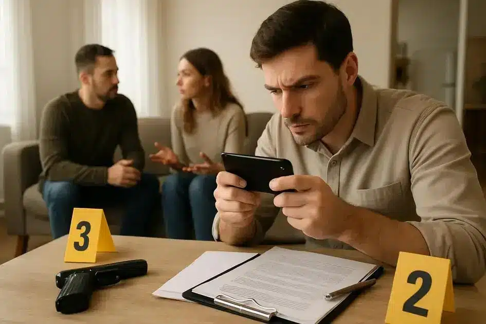 Reúna todas as provas visuais e testemunhais