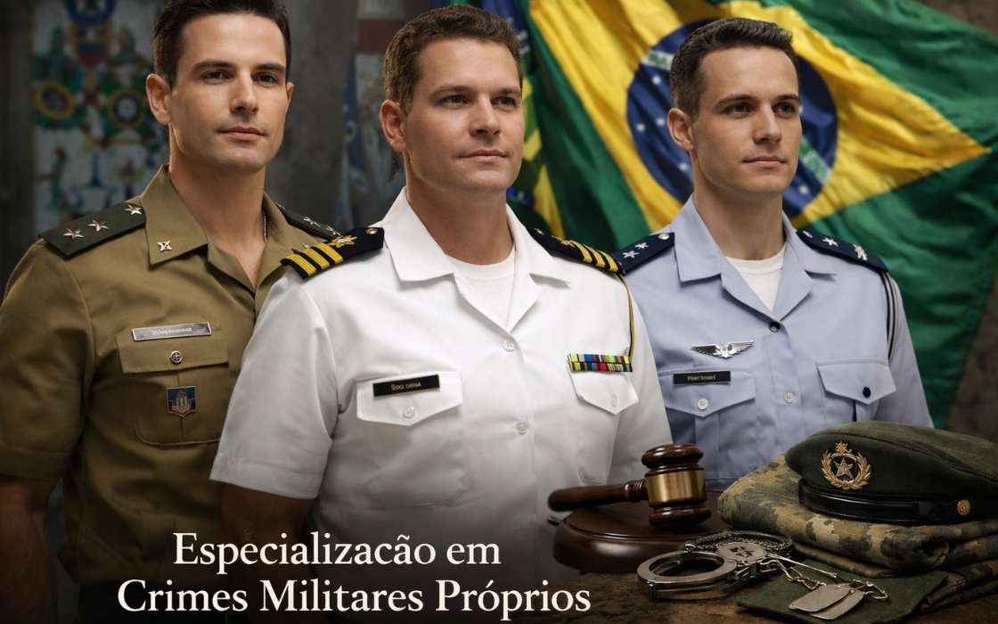 Especialização em crimes militares próprios