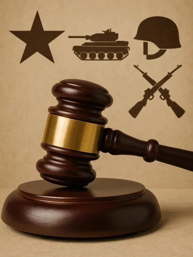 Você sabia que é possível reverter uma sentença militar?