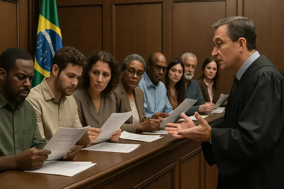 processo de decisão: como os jurados avaliam as provas