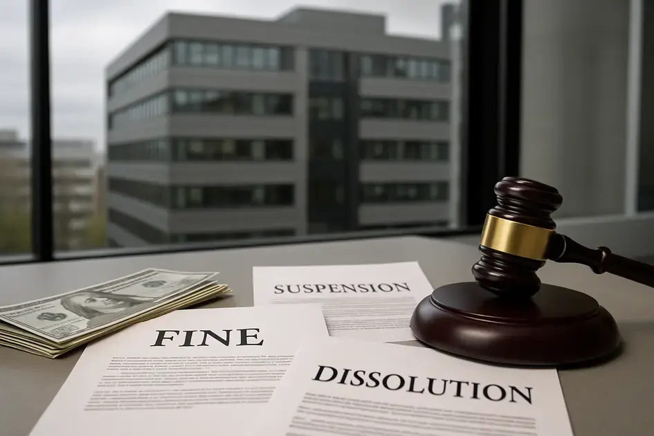 Tipos de sanções penais aplicáveis a pessoas jurídicas Tipos de sanções penais aplicáveis a pessoas jurídicas