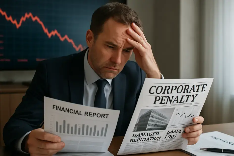 Consequências financeiras e reputacionais para as organizações Consequências financeiras e reputacionais para as organizações
