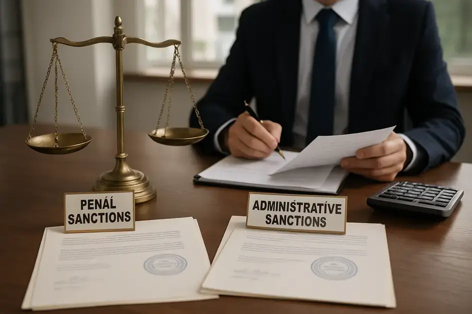 Diferença entre sanções penais e administrativas Diferença entre sanções penais e administrativas